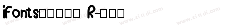 iFonts航天腾飞体 R字体转换
